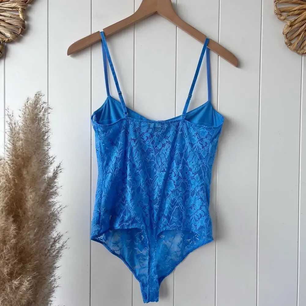 Free People bodysuit floral lace